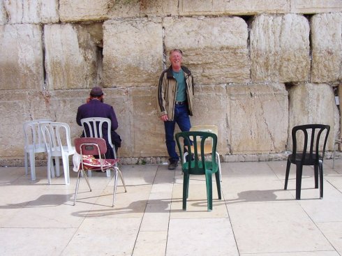 At Wailing Wall Jerusalem- 2000